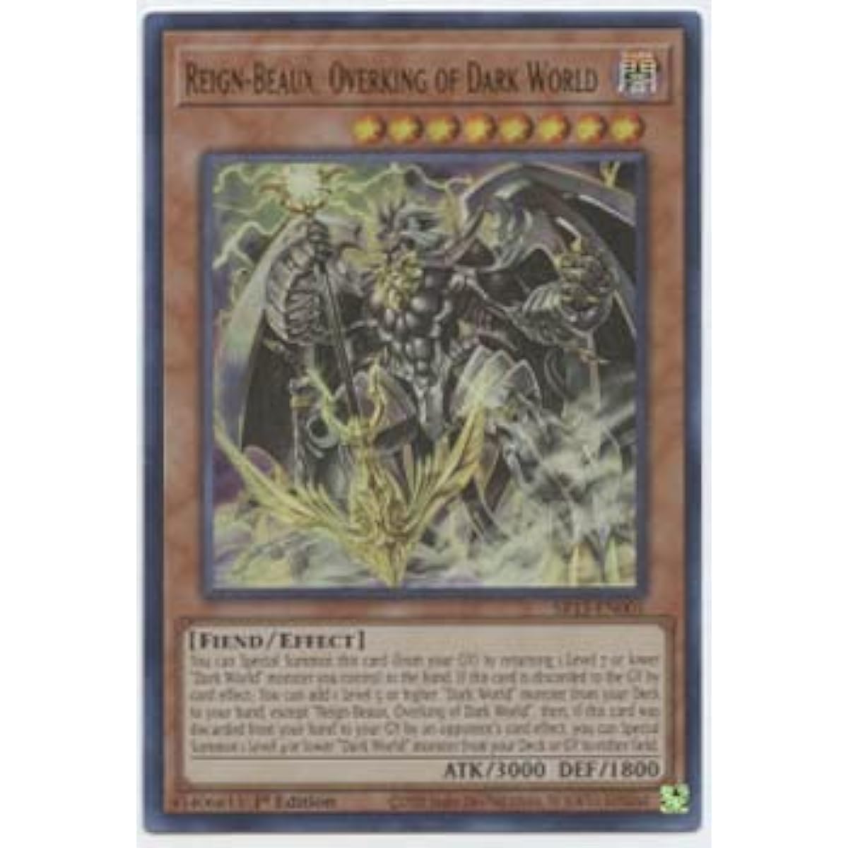 Reign-Beaux, Overking of Dark World - SR13-EN001 - Ultra Rare - First Edition