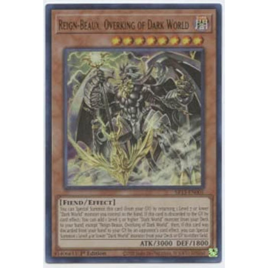 Reign-Beaux, Overking of Dark World - SR13-EN001 - Ultra Rare - First Edition