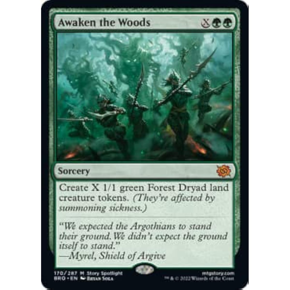 Magic: The Gathering - Awakening the Forest (170) - War of Brothers