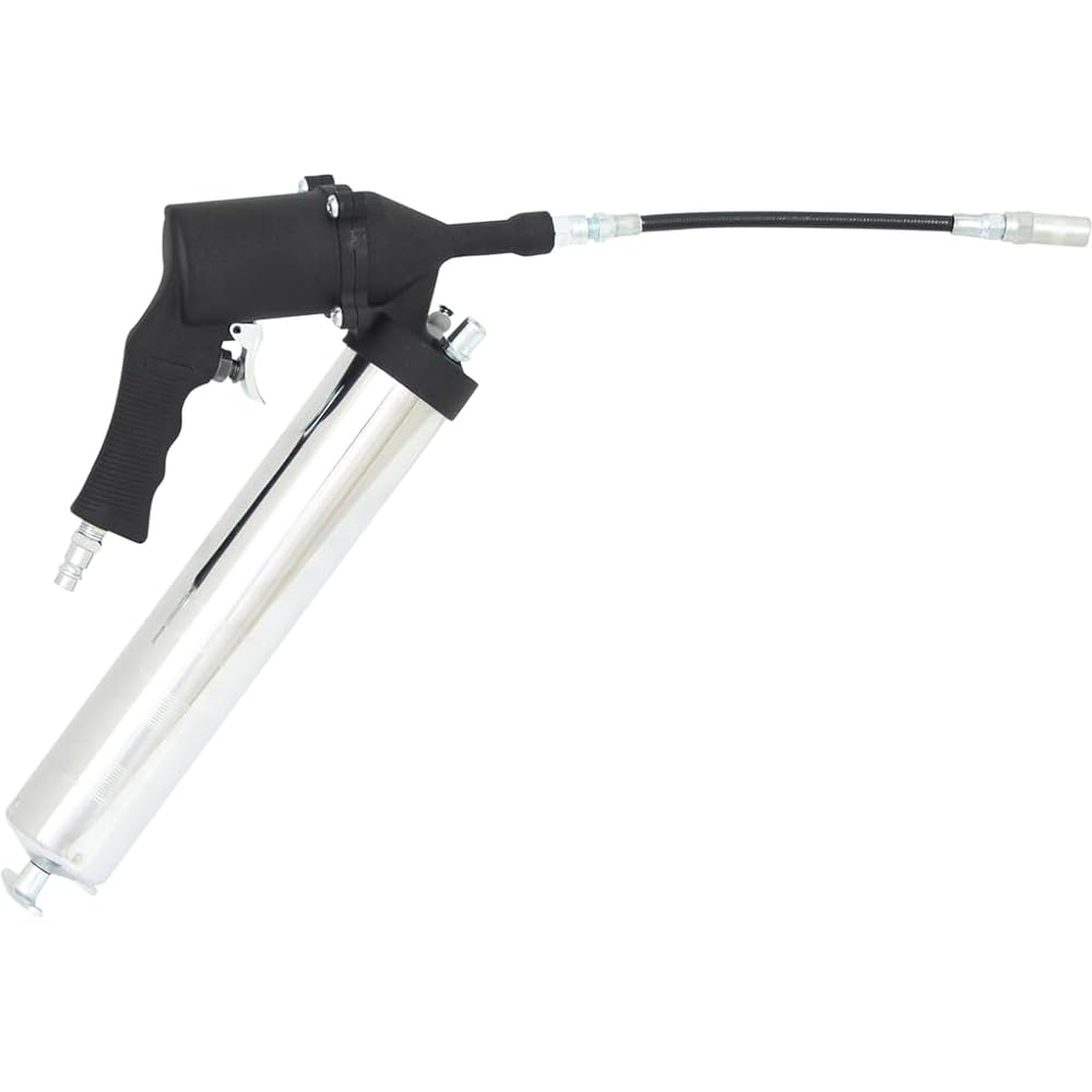 KS TOOLS Pneumatic grease gun with flexible hose and nozzle 515.3900