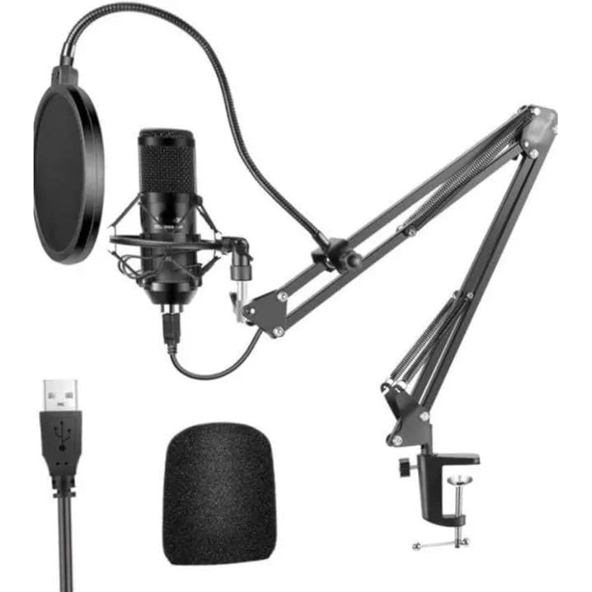 No-brand product Professional condenser microphone KV for live broadcasting and live streaming, loved by YouTubers