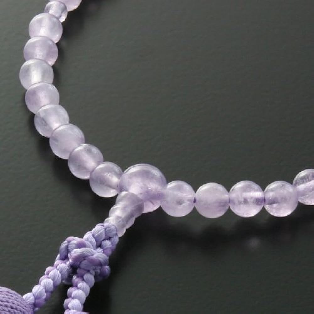 Kyoto Buddhist Altar Hayashi Prayer Beads for Women Pure Silk Kumihimo Sanskrit Tenbo Fujiun Seki [Prayer Bag Set] W-012 Kyoto Prayer Beads Can be used by all sects