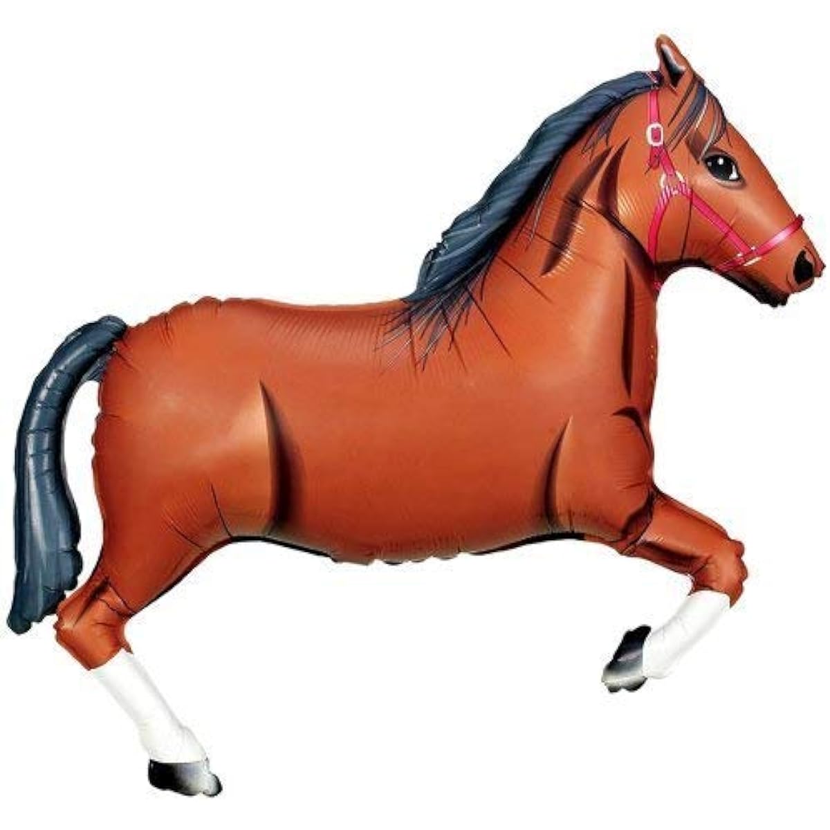 Mayflower Products Spirit Riding Free Birthday Party Supplies Guest Decorations Kit 43" Brown Horse Balloon Bouquet