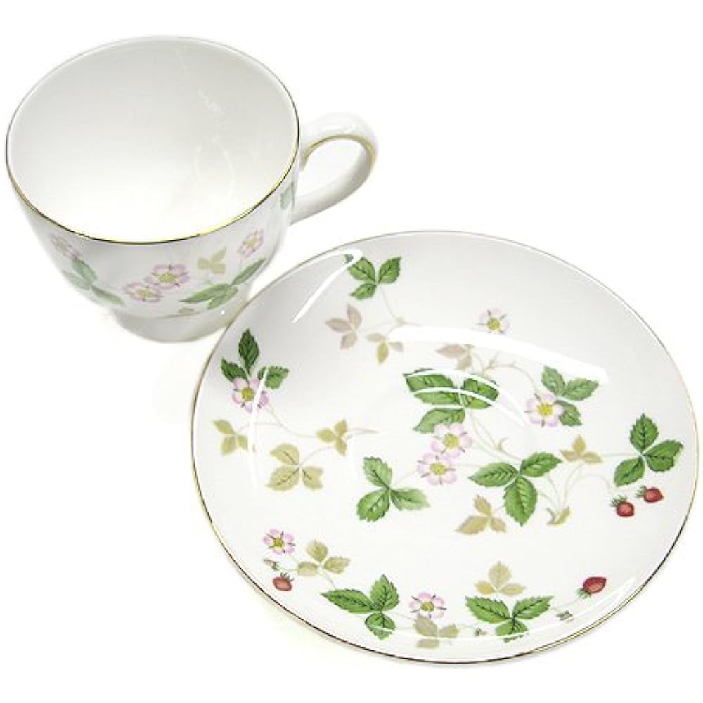 Wedgwood Wild Strawberry Tea Cup & Saucer Lee [Parallel Import]