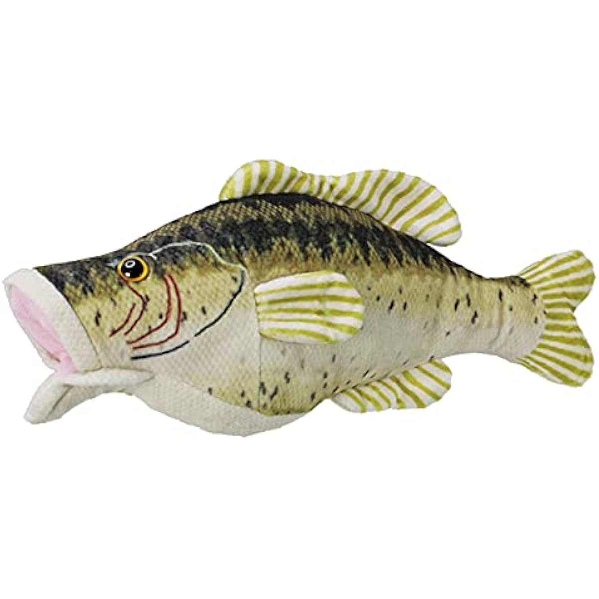 WISHPETS Plush Toys - Soft Stuffed Animals for Kids - 10" Largemouth Bass - Fish Series