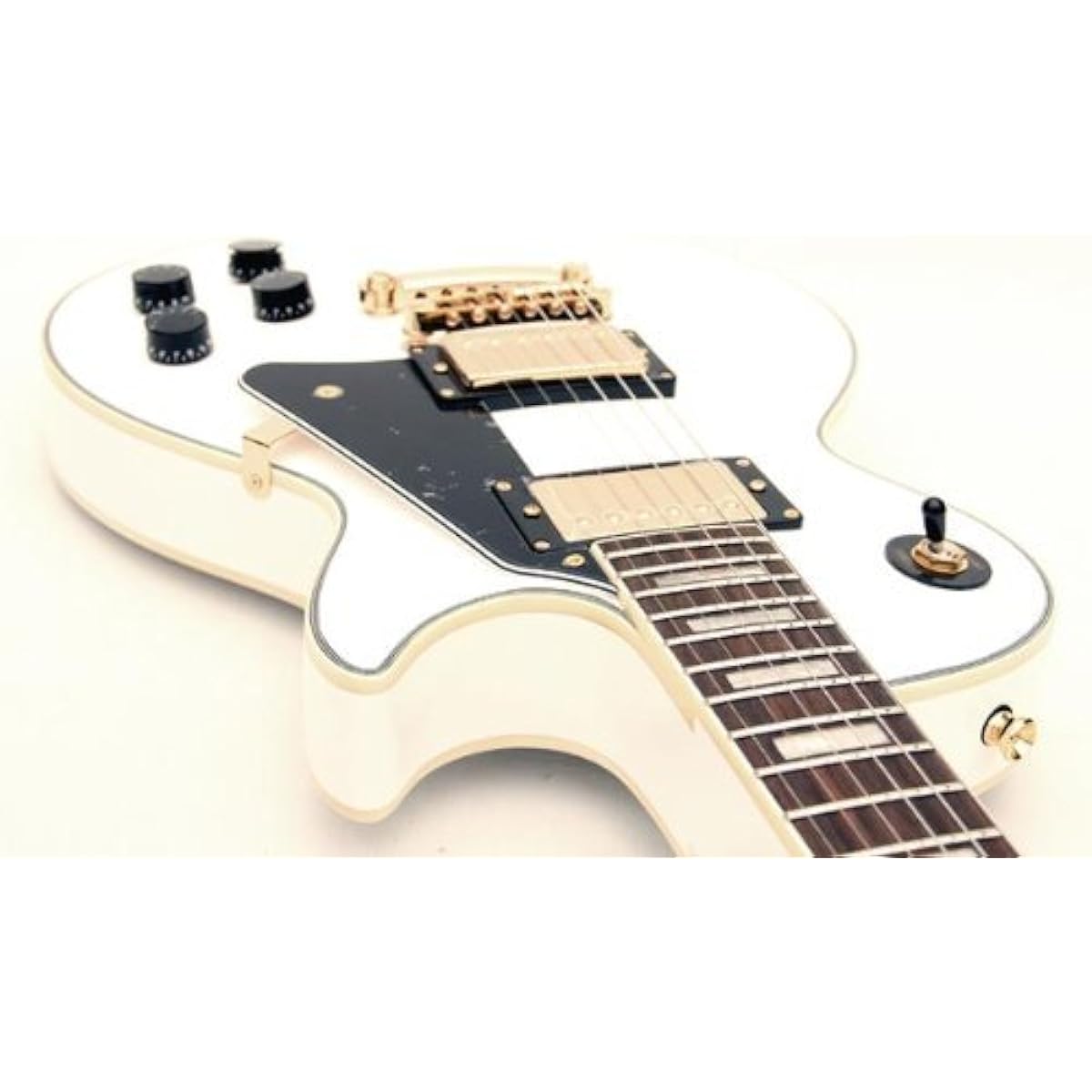 BLITZbyARIA Blitz Electric Guitar BLP-CST WH Case Included