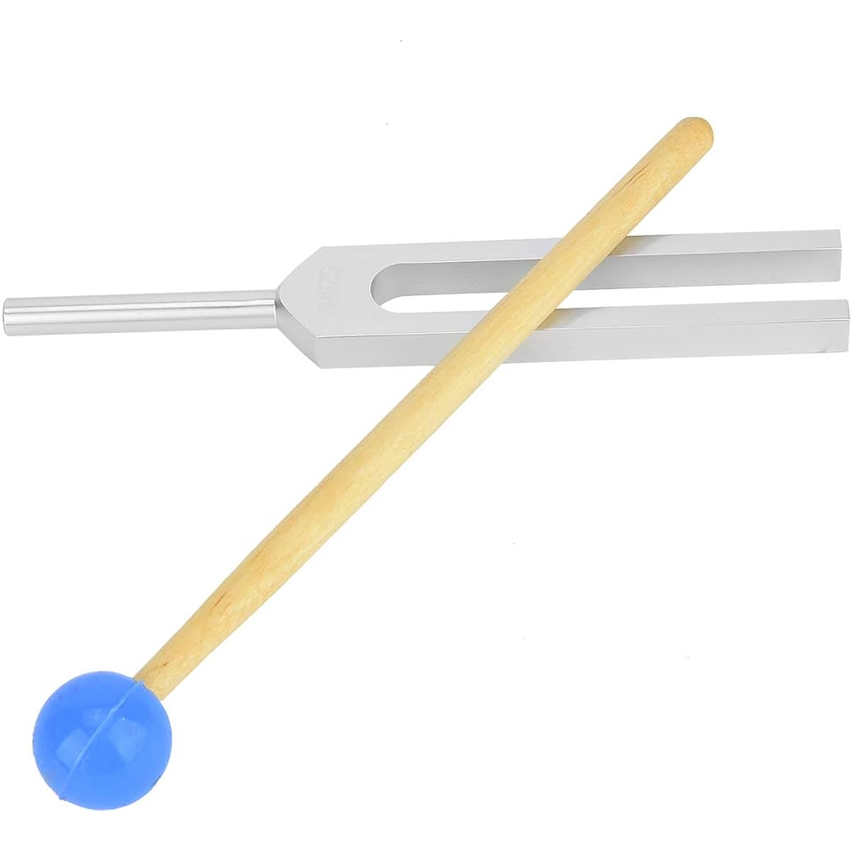 528Hz Tuning Fork Musical Tuning Fork Tuning Fork Set Guitar Tuning Fork Yuning Fork with Hammer for Healing Chakra Hammer and Bag Set
