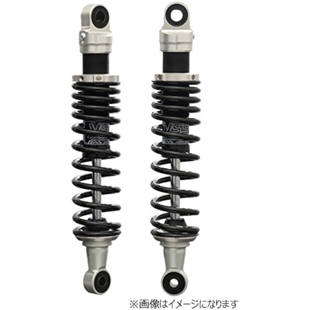 PMC Motorcycle Suspension YSS Twin Shock Model Sports Line E-Series 302 350mm Zephyr 750 Silver/Black 116-1100600