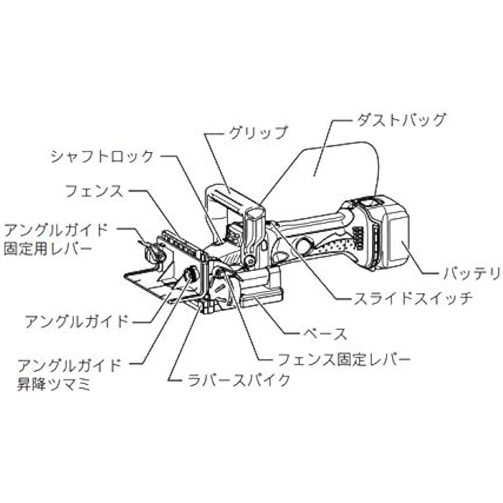 Makita Rechargeable Joint Cutter 18V Battery/Charger/Case Sold Separately PJ180DZ
