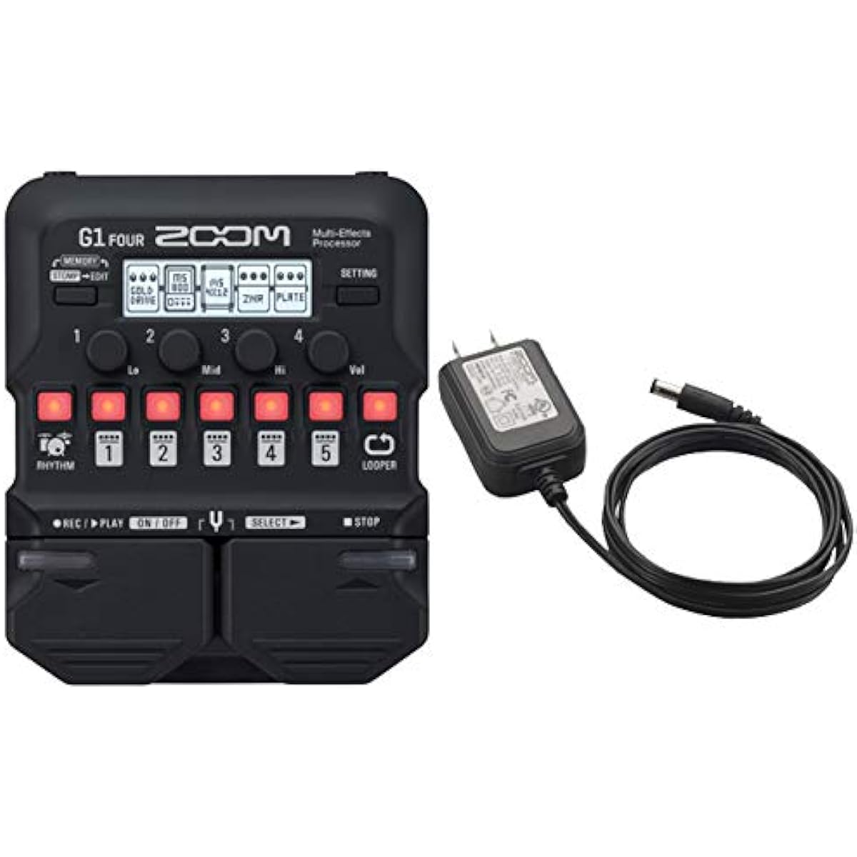 [Genuine AC adapter included] ZOOM multi-effector for guitar G1 FOUR