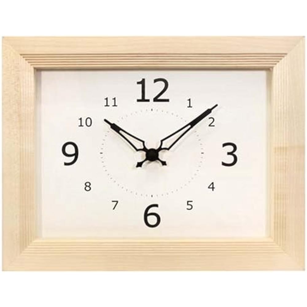La-Luz Rib Clock Rectangle 107352