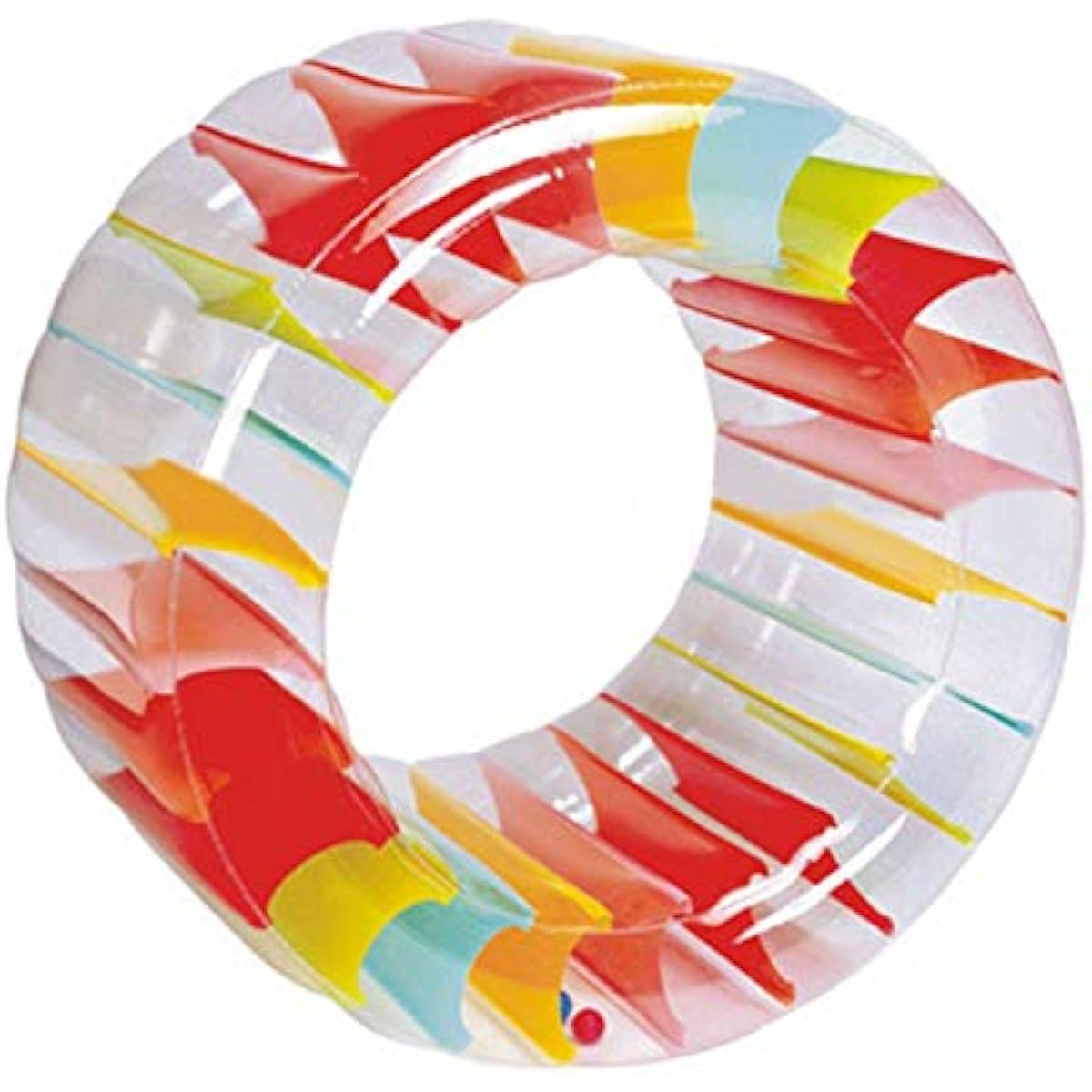Beaurtty Large Inflatable Track and Field Wheel Jumbo Party Wheel Indoor Outdoor Pool Kids Play