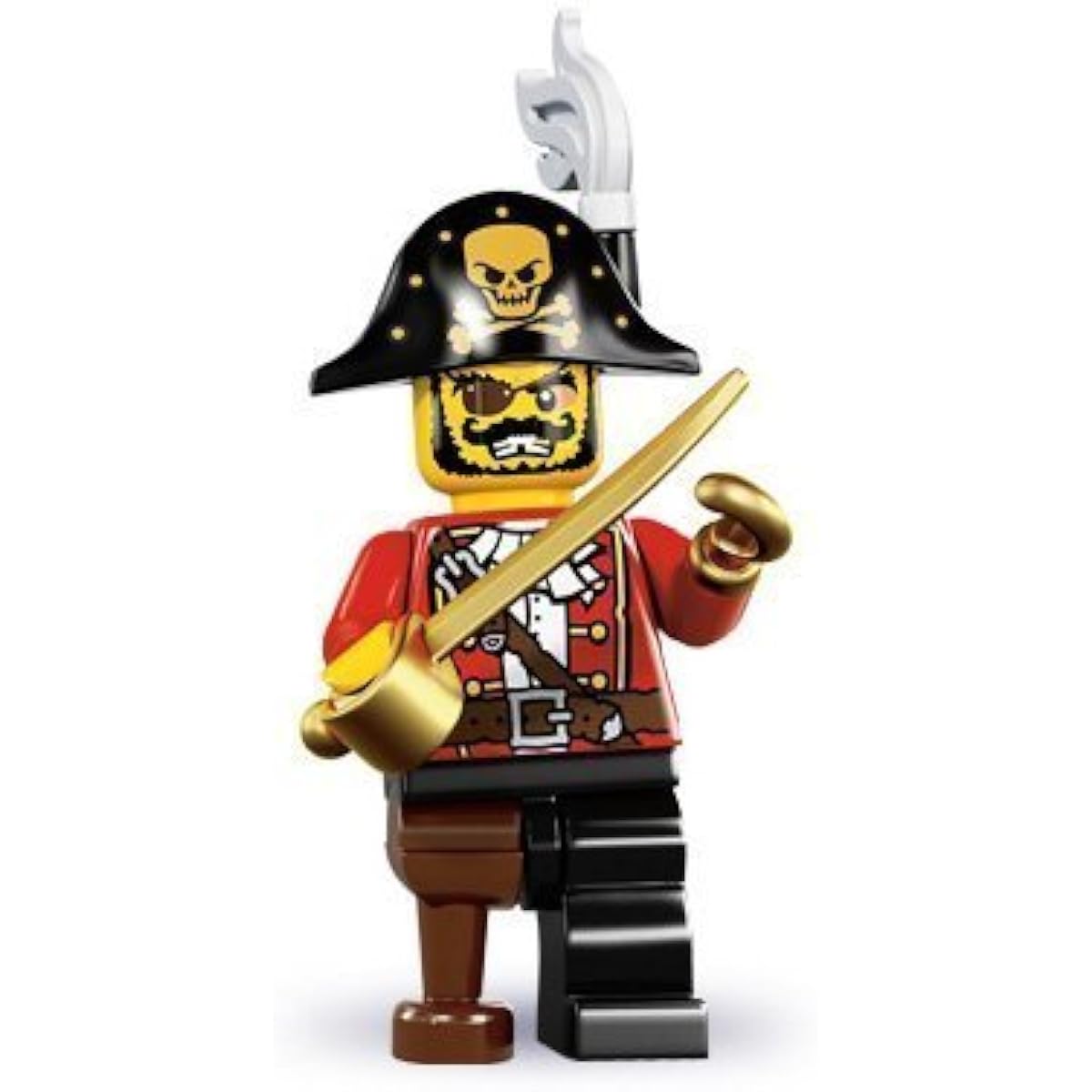 Lego Minifigures Series 8 - Pirate Captain - Opened Pack