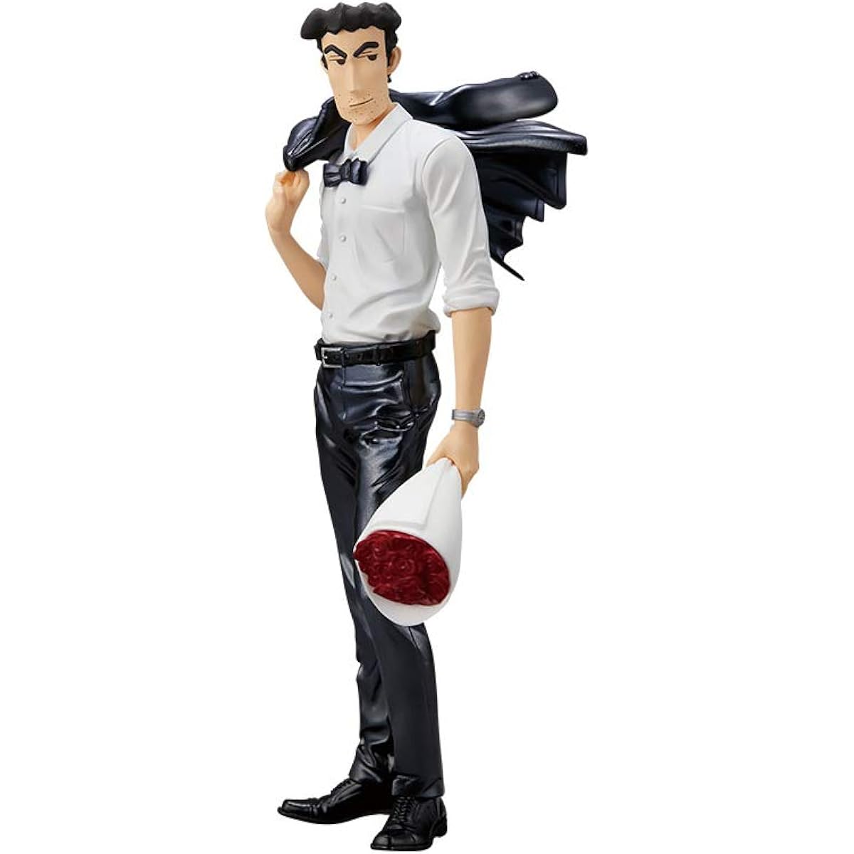 Banpresto Crayon Shin-chan CREATOR×CREATOR My Figure Hiroshi Nohara RETURNS Bouquet Holder (Black) Pearl Specification Ver