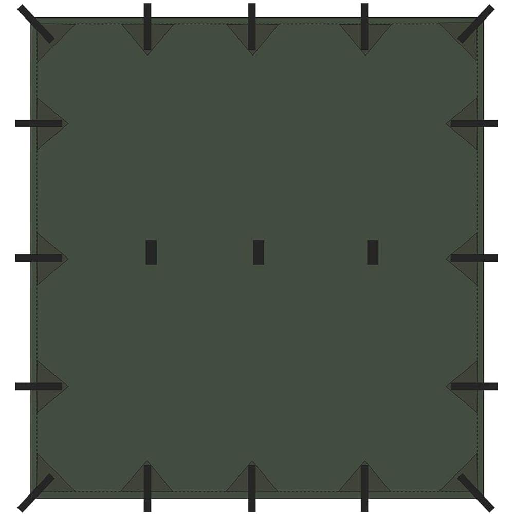 DD Hammocks Tarp 4X4 Square (Olive green) [Parallel Import]