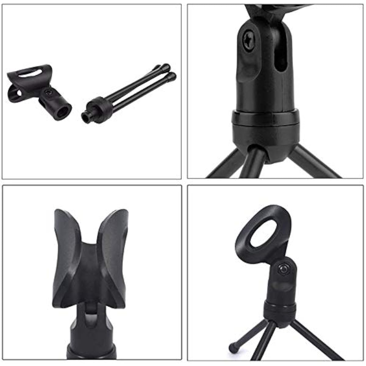 Condenser Recording Microphone with Stand Microphone for PC, Cell Phone, Live Singing Bar, Laptop