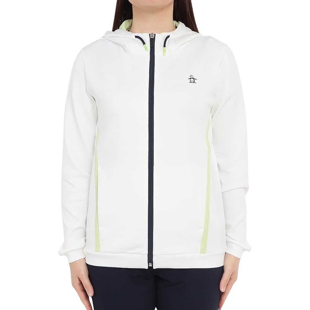 [Munsingwear] Cut and Sew Stretch Lightweight Cardboard Knit Hoodie Parka Golf MGWWJL50 Women's