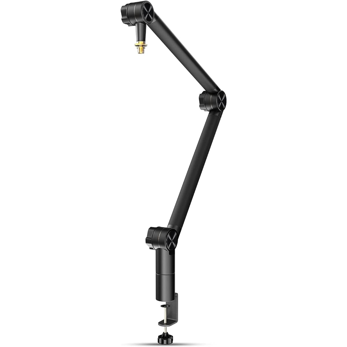 SKAEHP Microphone Boom Arm [Sturdy and Stable] [360 Degree Adjustable] Boom Arm Stand with 3/8" to 5/8" Adapter Heavy Duty Microphone Stand for Radio Studio Podcast Gaming (AS-0) (Mic Boom)