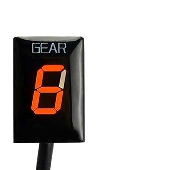 Digital Meter Display Motorcycle Speed Gear Display Indicator 1-6 Speed ECU Plug Kawasaki ZX-6R Z750 ER-6N ER-4F Ninja 250R KLE650 Vulcan 900 Indicator Meter Display