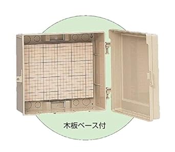 Mirai Kogyo Wall Box, No Roof, Horizontal Type, Effective Fukasa 152, Beige, 1 piece price WB-15AOJ