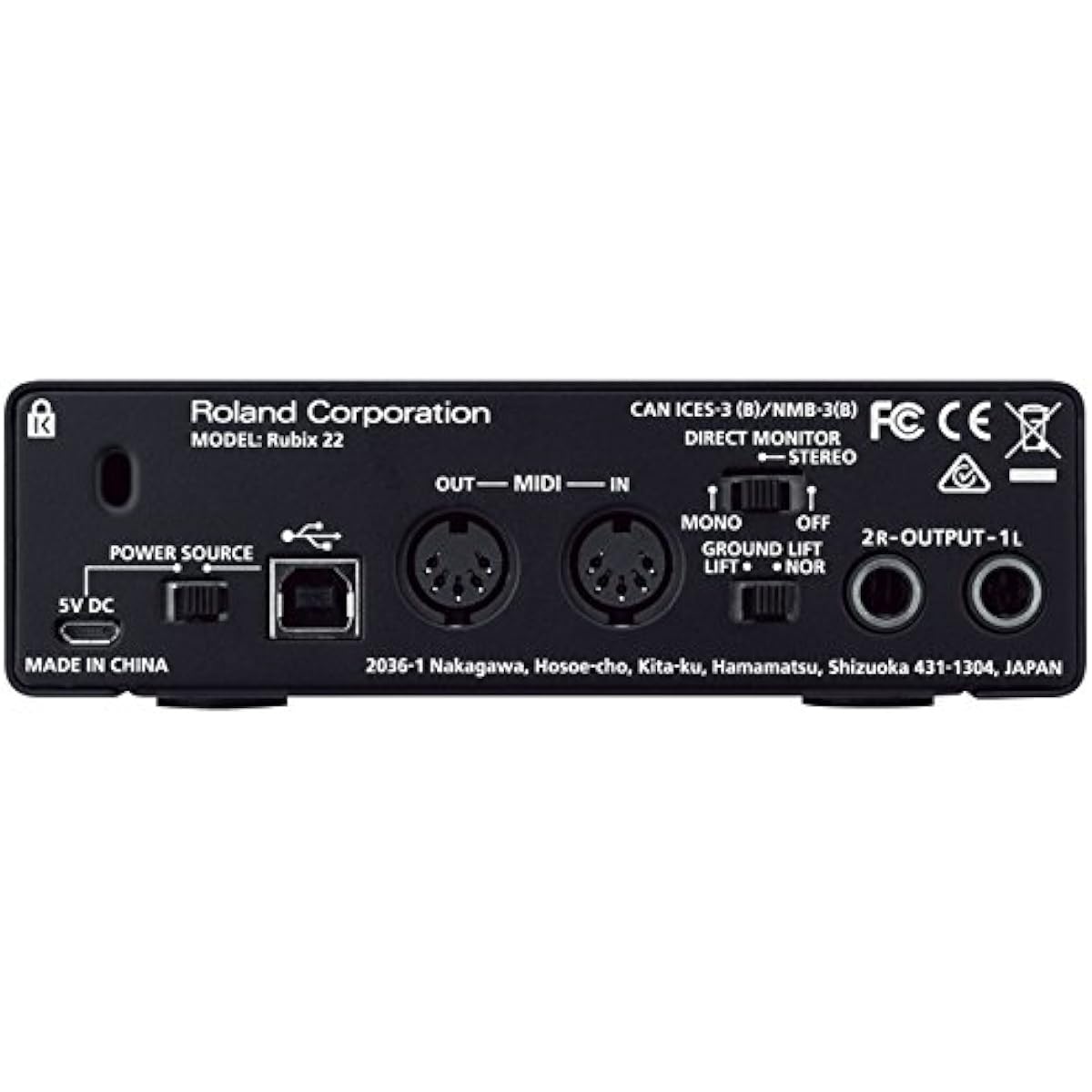[Cable included] Roland audio interface Rubix22 + ATL458A/3.0 set