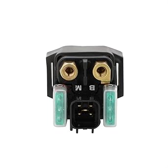 Starter Solenoid Relay for Suzuki VL800 DL1000 GSX600F SV650 SV650S SV1000 SV1000S AN400 2003-2009 Motorcycle Electric Starter Solenoid Relay with Plug