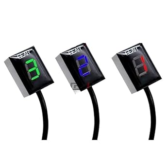 Digital Meter Display Motorcycle 1-6 Level Gear Indicator Digital Gear Meter Kawasaki ER4F ER4N Vulcan 900 Ninja ZX6RR Z300 Gear Meter Indicator Meter Display