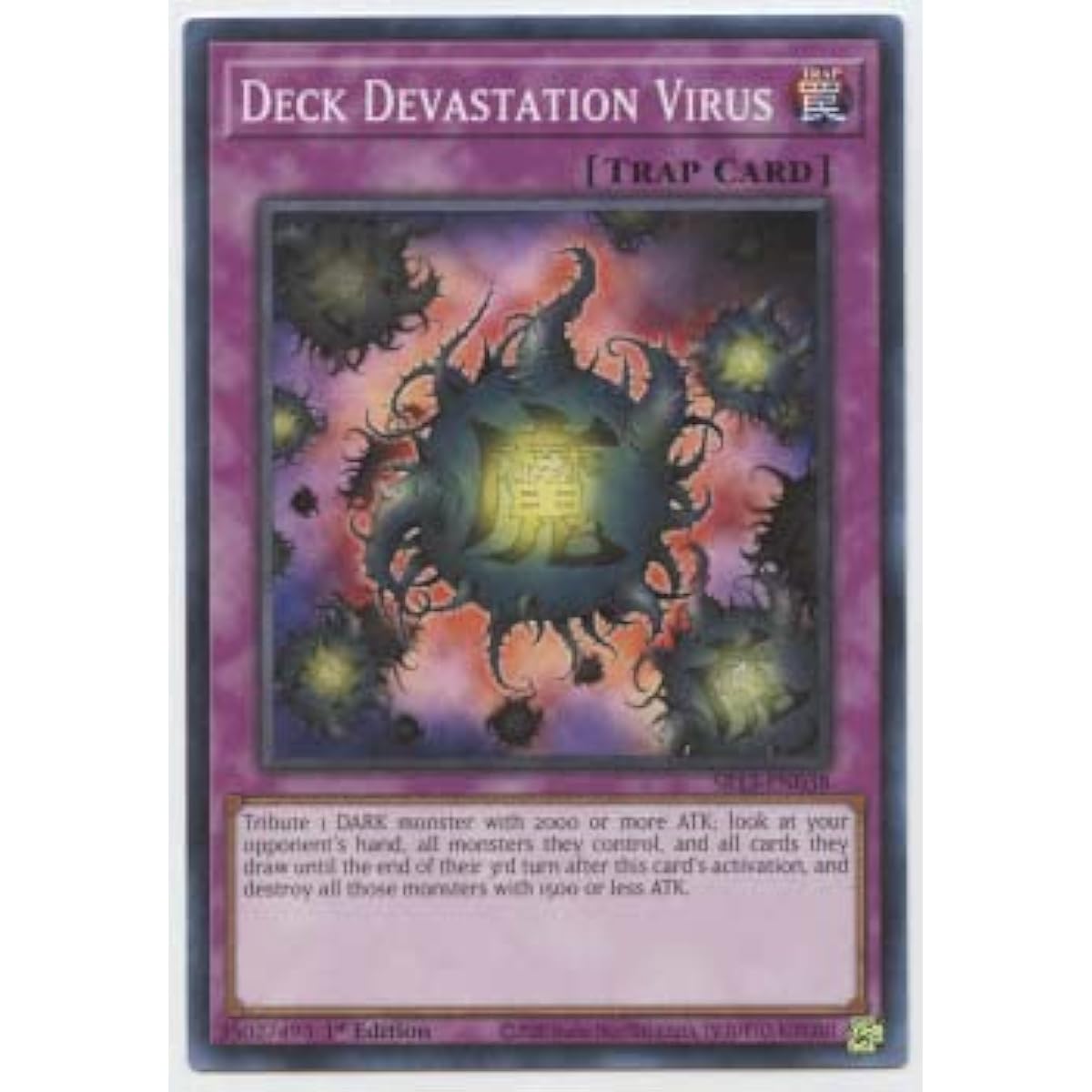 Deck Destruction Virus - SR13-EN038 - Common - 1st Edition