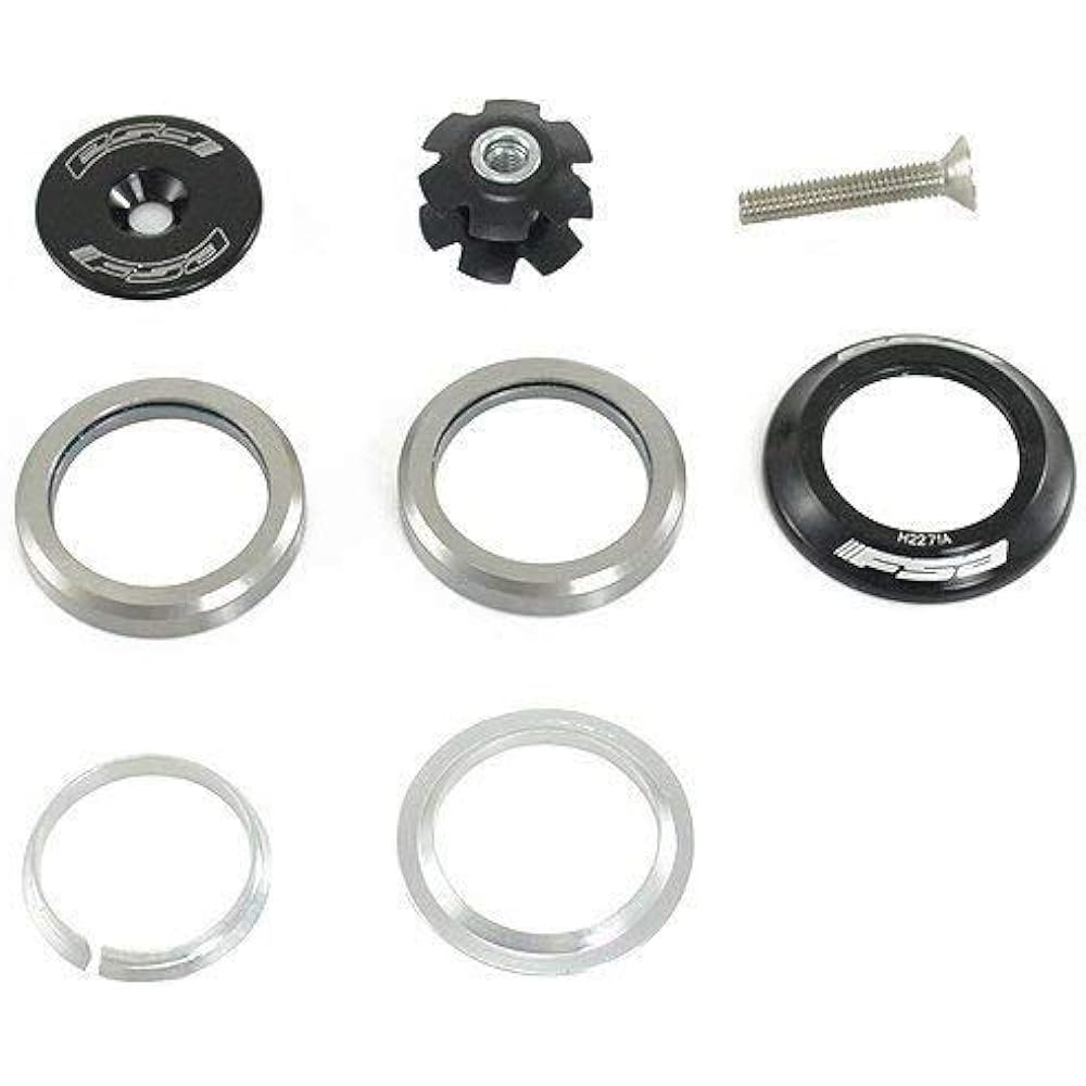 FSA Orbit is-2 1-1/8 Threadless OD 45mm Road Integrated Headset with Top Cap, IS-2(1-1/8), XTE1534