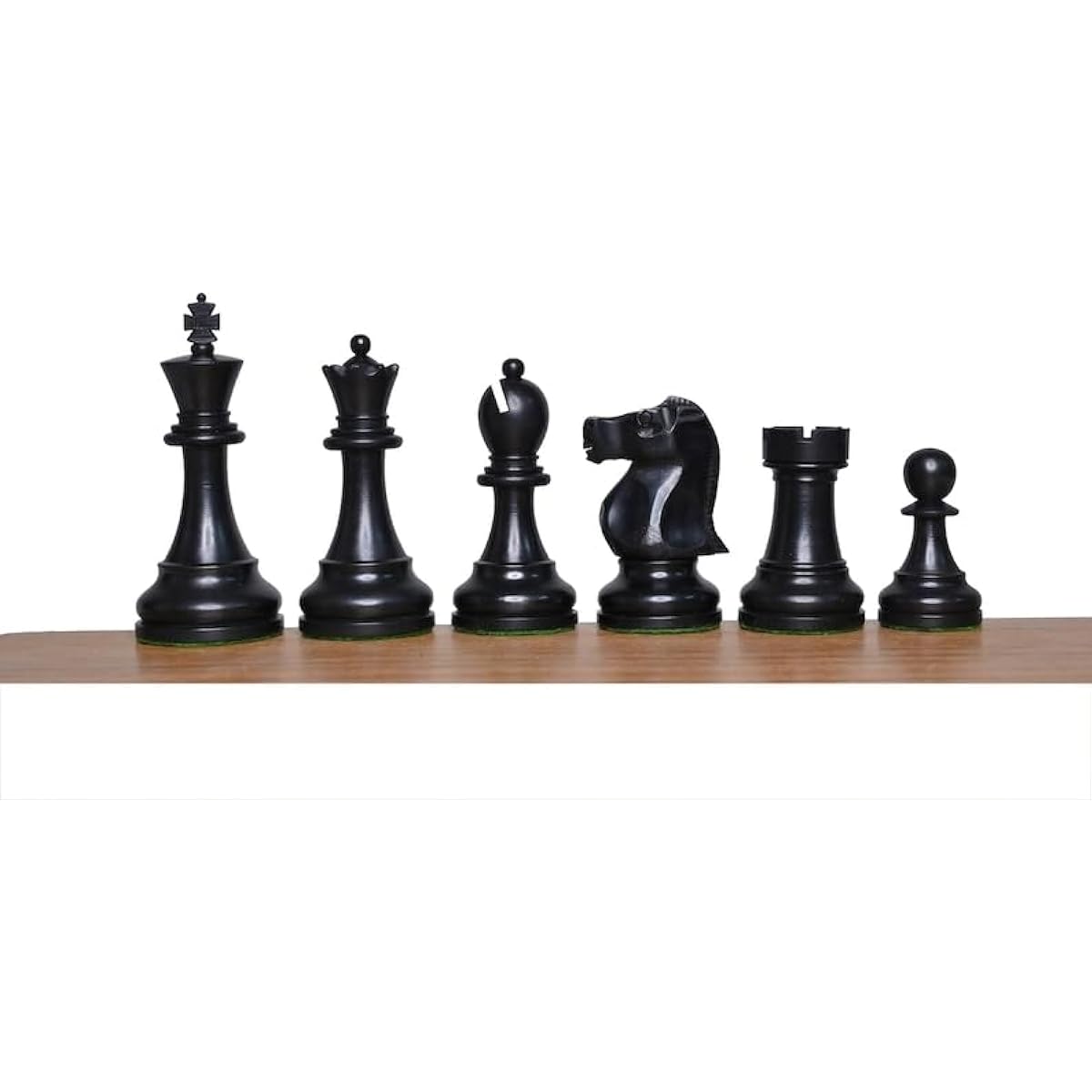 1972 Reproduction Fischer Spassky Staunton Chess Piece Set - Weighted Chess Pieces with Solid Wood Luxury Chess Board - 3.7" King