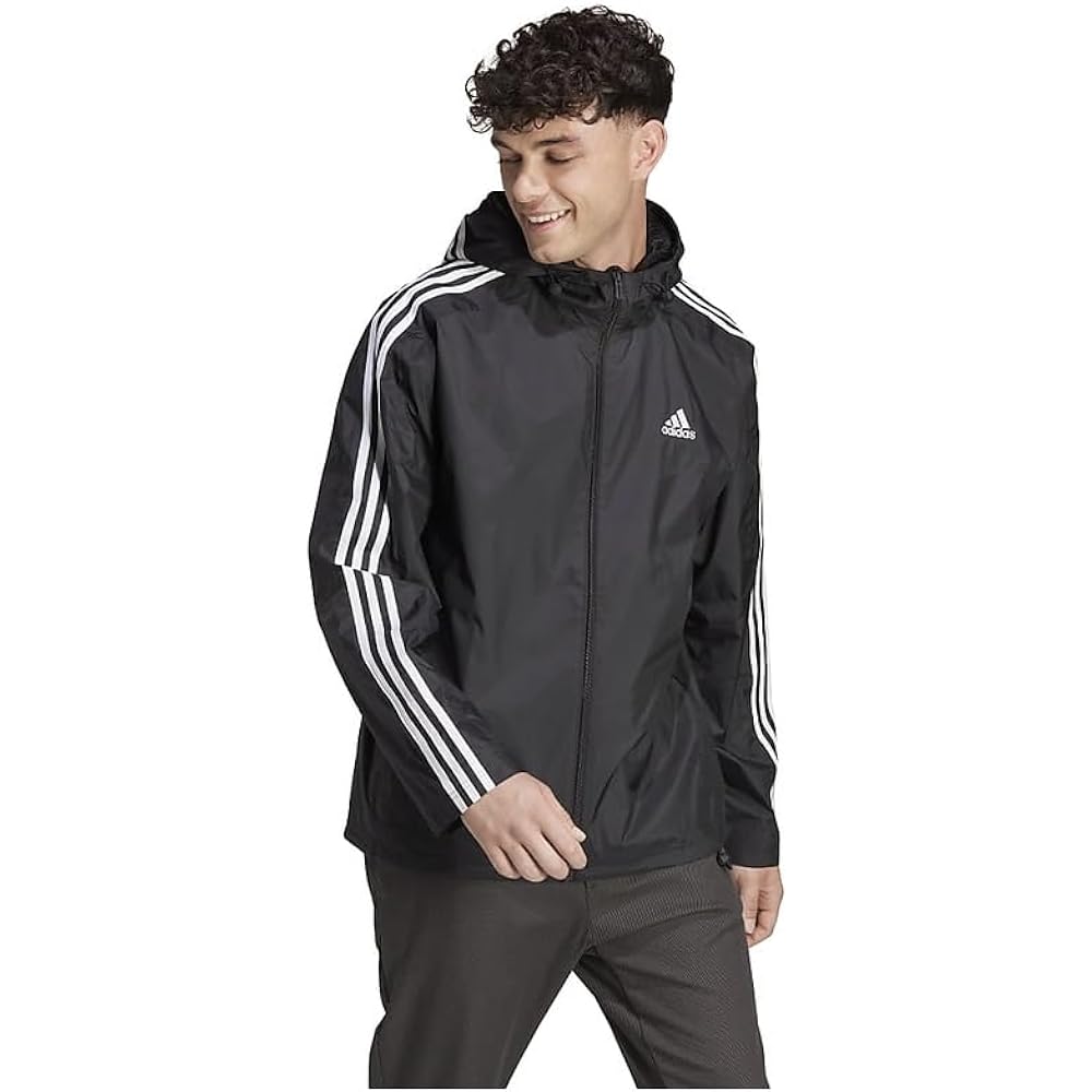 [Adidas] Essentials 3 Stripes Woven Windbreaker NDX47 Men's