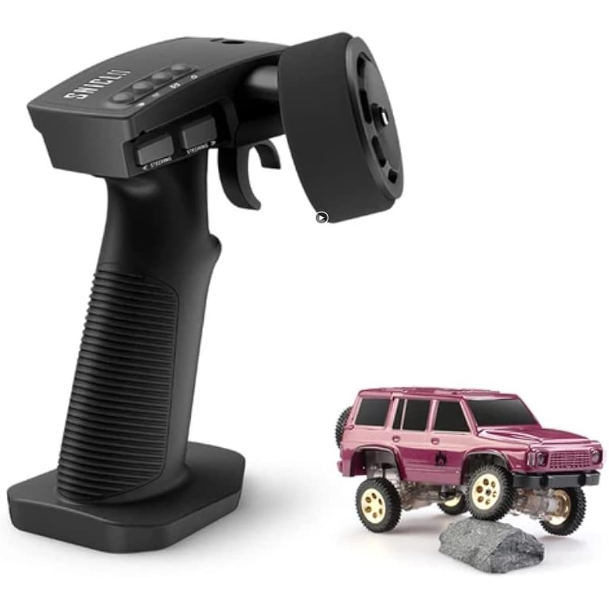 DIATONE 1/64 Ultra-compact four-wheel drive RC car (Red) [Diatone SNT Y60 RTR 4WD RC 1:64 (Red)] Certified by the Ministry of Land, Infrastructure, Transport and Tourism, Japanese manual included