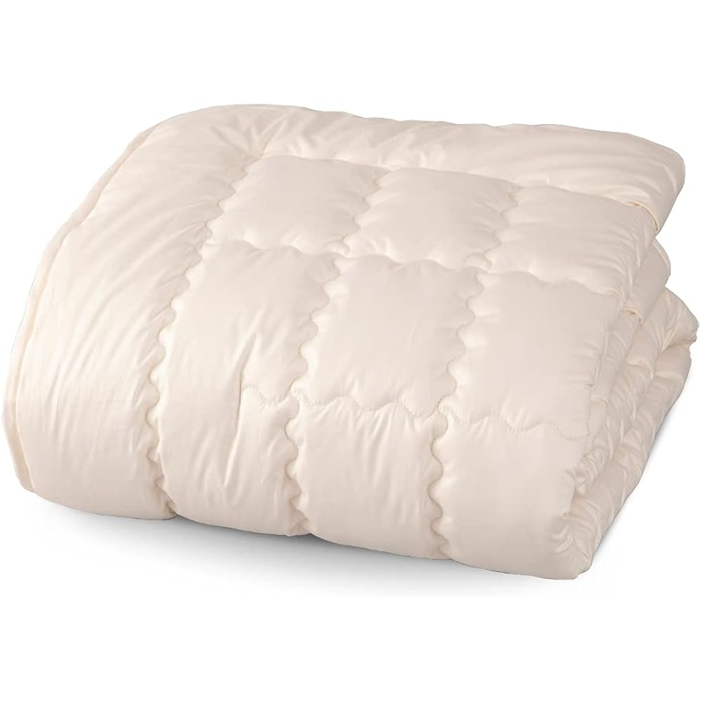 03BASIC Washable Bed Pad 100% Wool S (Single) Kinari BPW080S