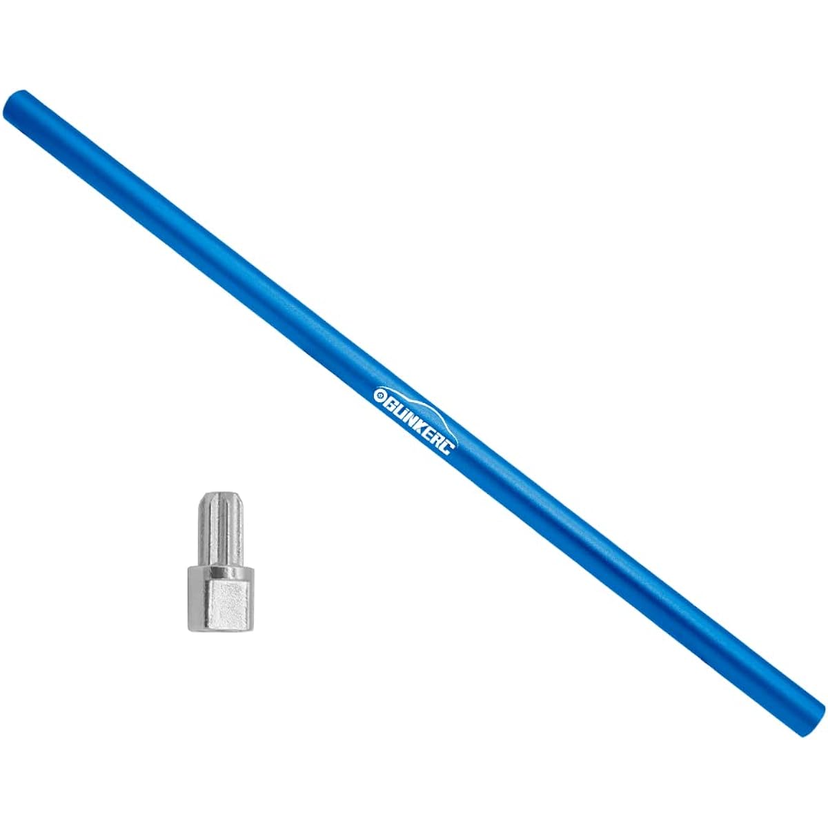OGUNKE RC Aluminum Alloy Drive Shaft Perfect Upgrade for Traxxas 4X4 Center Drive Shaft (Replacement Part: #6855) Blue