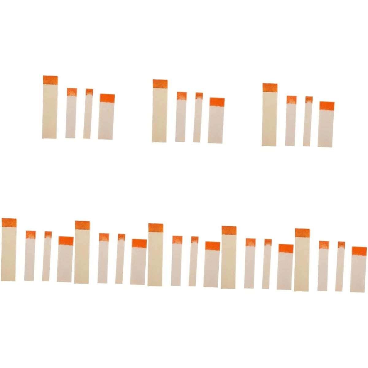 VICASKY 32Pcs Wool Acoustic Felt Restorer Tool Piano Voice Stop Blocks Professional Piano Tuner Piano Accessories Creative Music