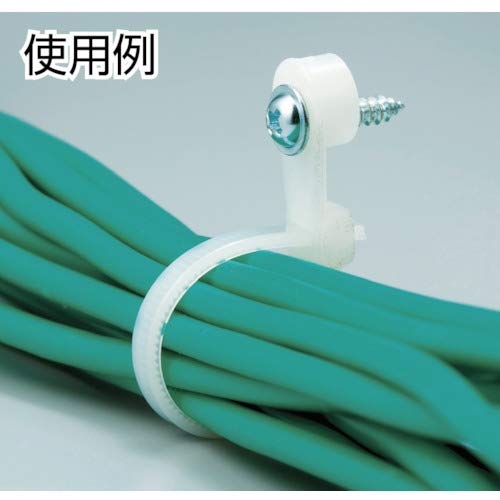 TRUSCO Screw Cable Tie 7.9 x 400mm Max 112 M6 100 pieces TNCV400