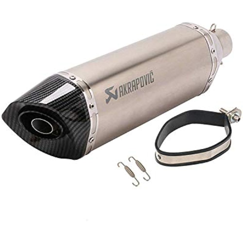 Motorcycle Exhaust Port Exhaust Pipe Intermediate Pipe Motorcycle Silencer Slip-on Muffler Motorcycle Muffler Full Exhaust Applicable to KTM 690 DUKE 690