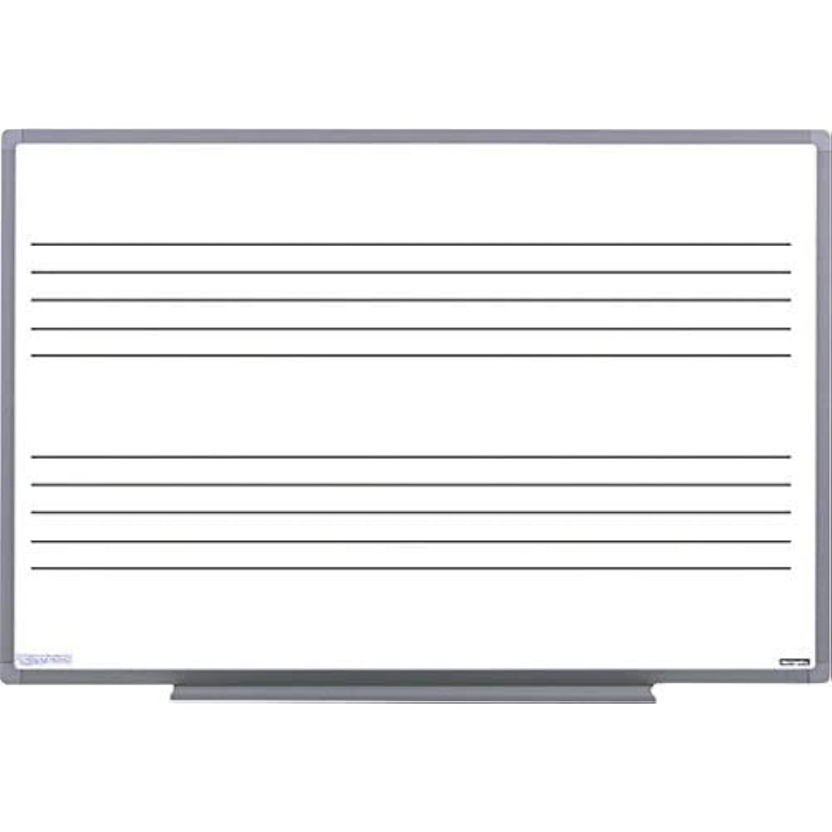 Musical staff board, whiteboard type, new EL-3W (90cm x 60cm/wall-mounted type)