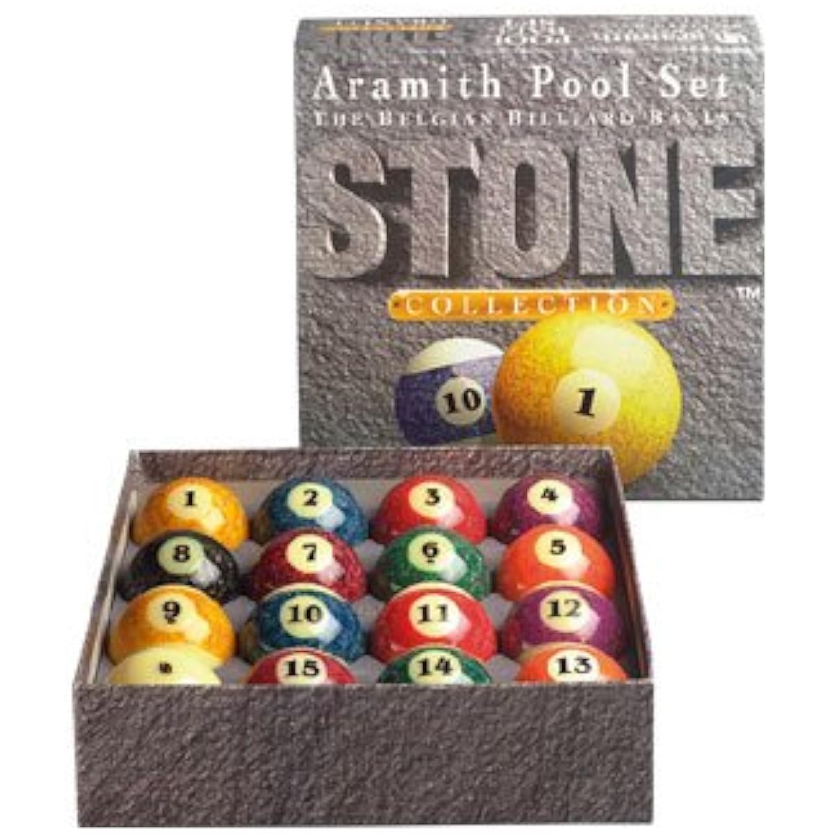 Cue and Case ARSS Aramith Stone Collection Ball Set