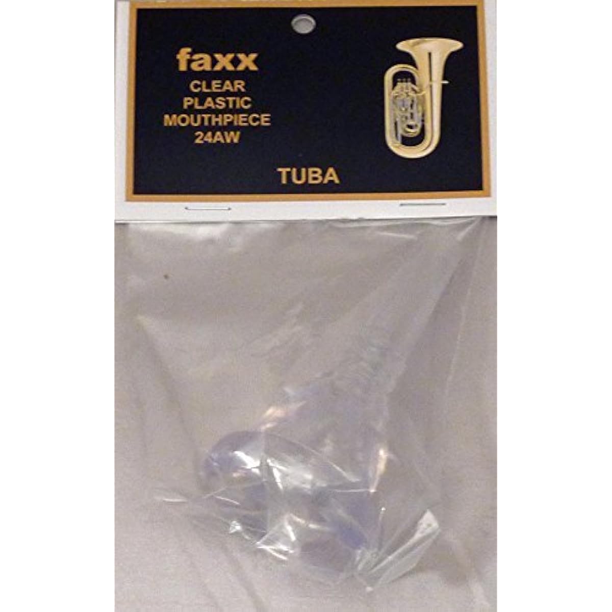 Faxx Clear Plastic Tuba Mouthpiece 24AW [Parallel input product]