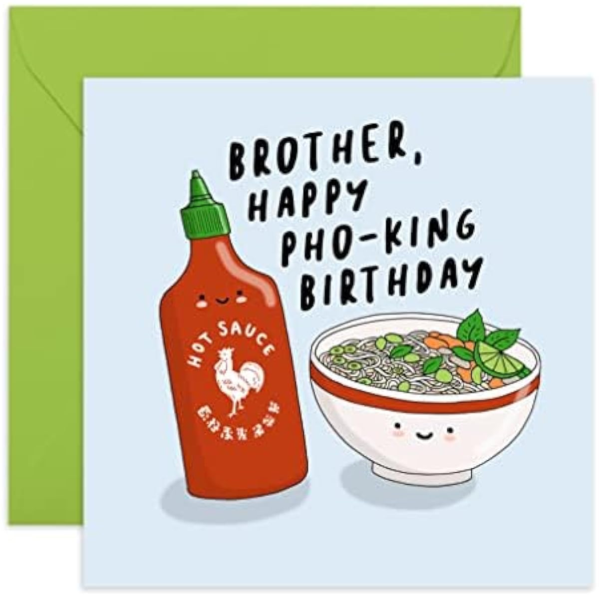 Central 23 - Funny Birthday Cards for Brother - "Happy Fokking Birthday, Brother" - Fun Brother Birthday Cards - Ideal Birthday Card for Him - Includes Fun Stickers