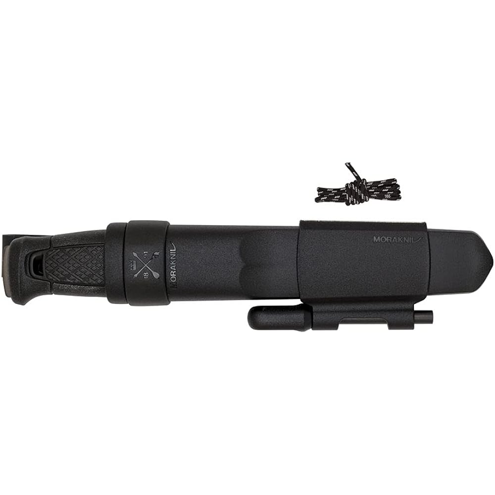 Morakniv Garberg Black Blade Survival Kit Carbon Blade Thickness 3.2mm Full Tang Knife Wood Chopping