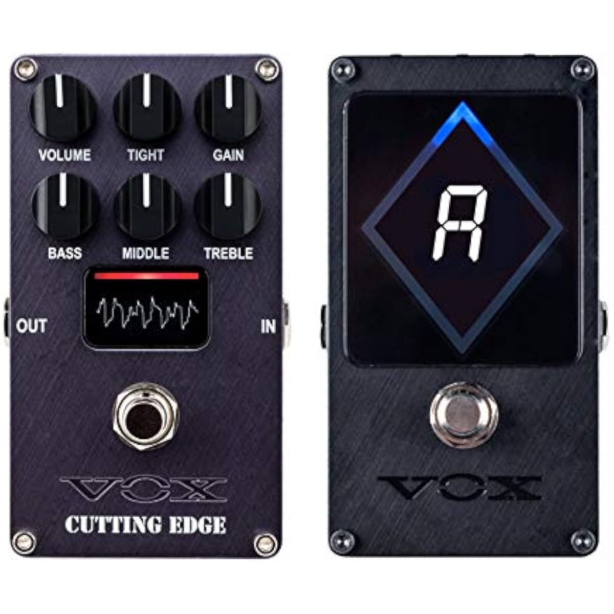 VOX - VALVENERGY Vacuum Tube Amplifier Pedal Effector CUTTING EDGE (VE-CE) + Strobe Pedal Tuner VXT-1 Set