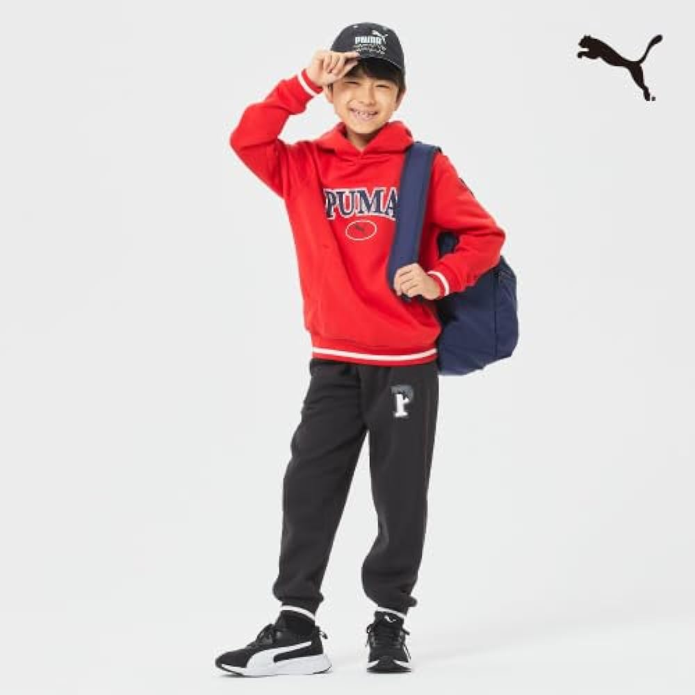 [PUMA] Fleece-lined Hoodie Sweatshirt SQUAD Hoodie Sweatshirt FL 678521 Boys