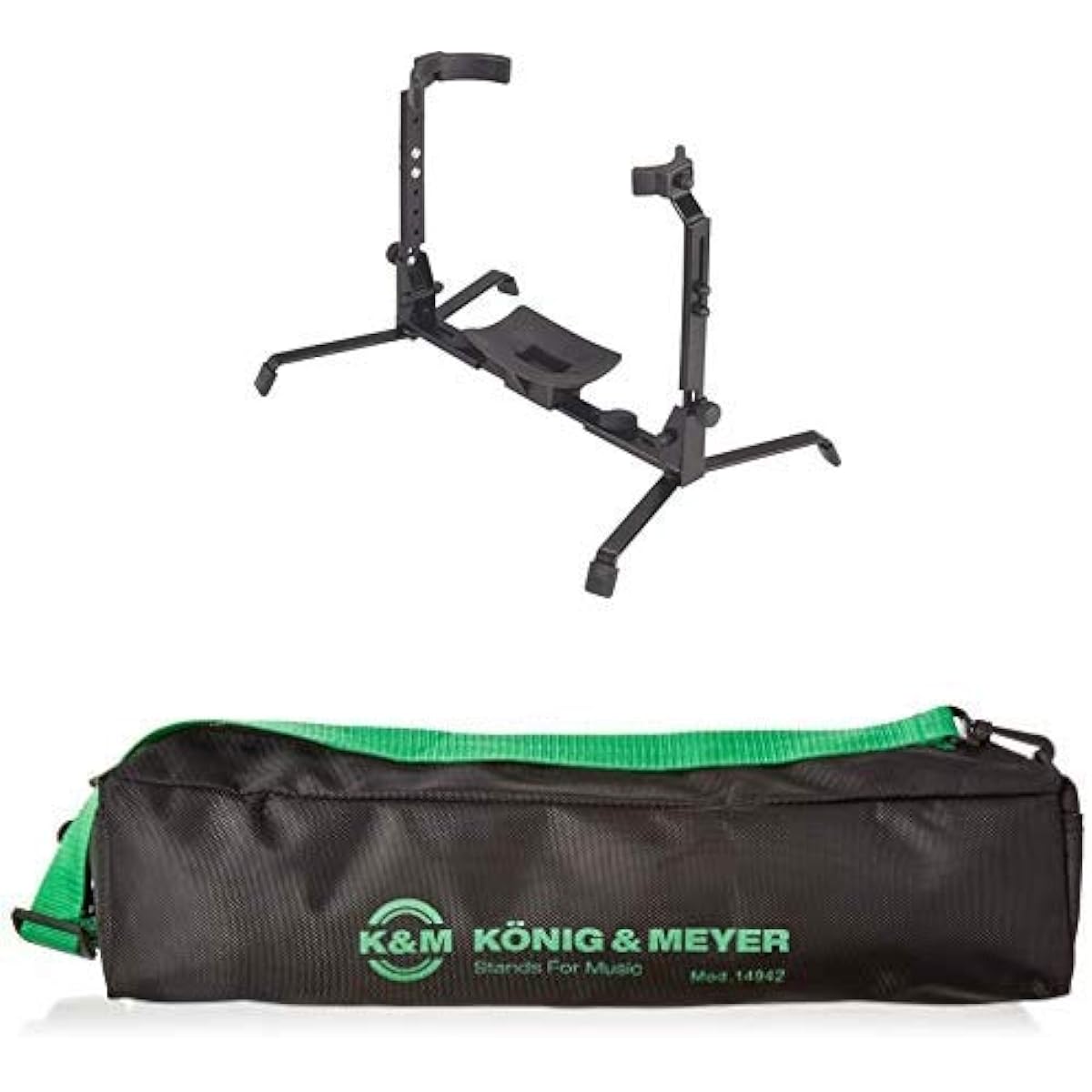 K&M Euphonium/Baritone Horn Stand [14941] & Carrying Case [14942] Set