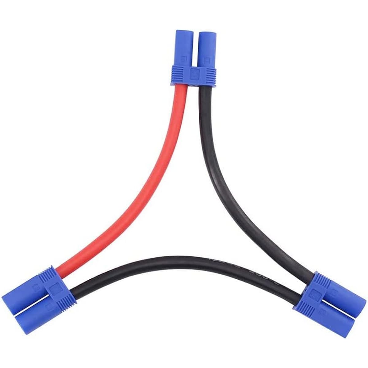 Wmzjnljy EC5 Series Connector 10AWG 2-Male 1-Female Serial Connection Cable 4" Losi/E-Flite (W11-1)