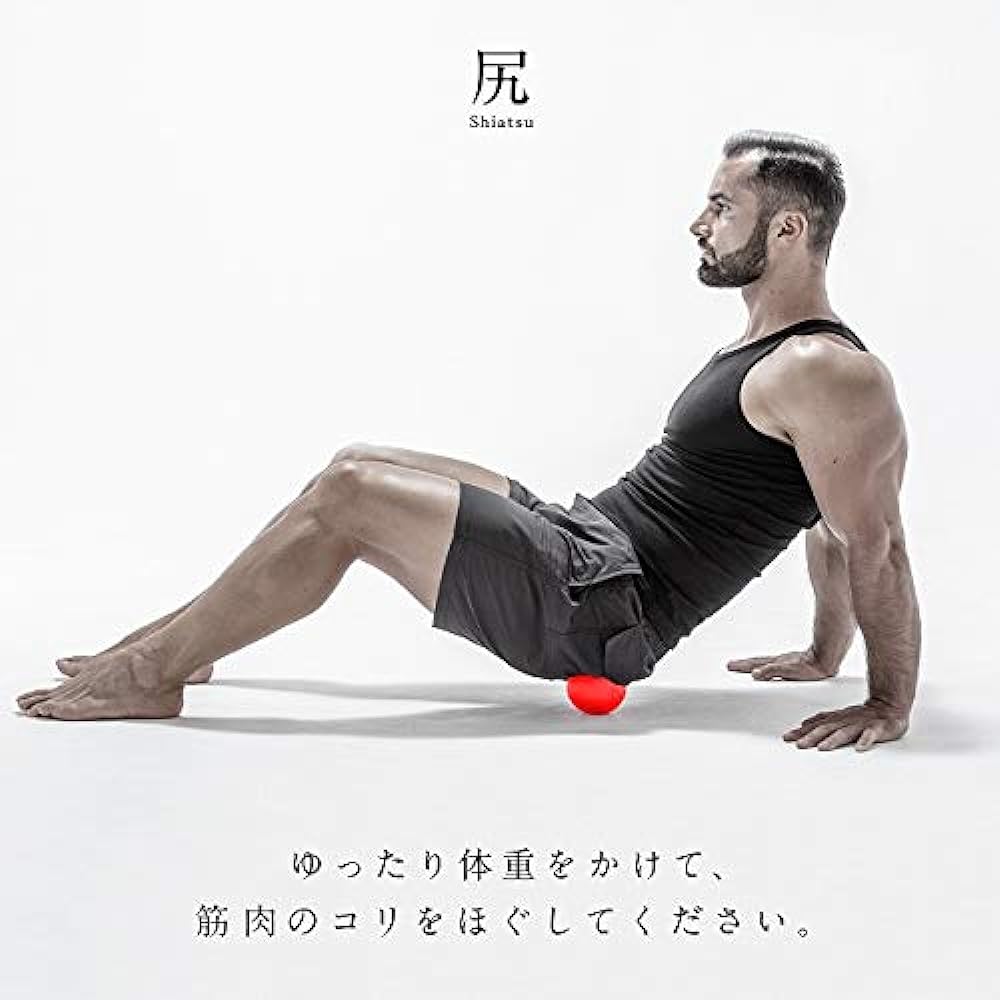 Erugam Kori Jigoku Hard Shiatsu Ball Massage Ball Present Myofascial Release Massage Stretch Ball Diameter 9cm
