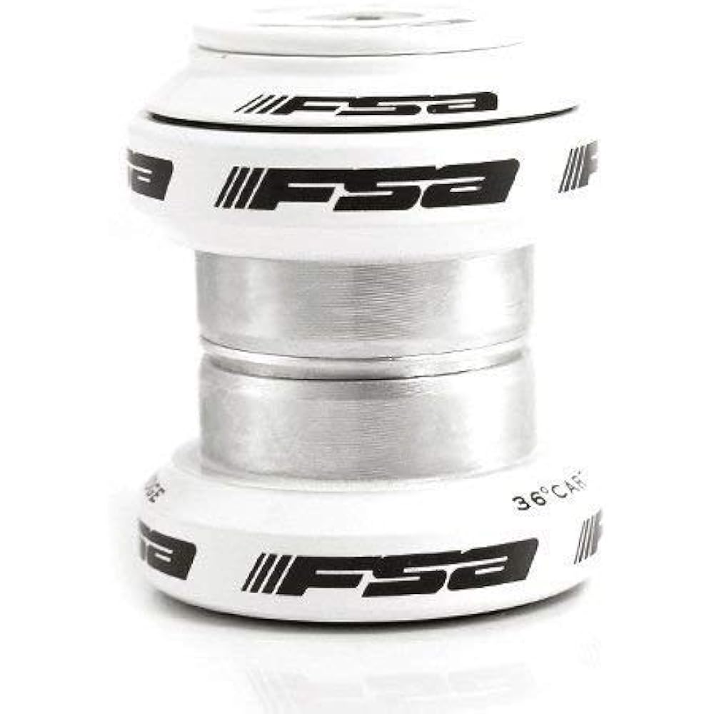 FSA Orbit MX 1-1/8Inches Threadless MTB Road Headset with Top Cap, White, NO.20, XTE1510
