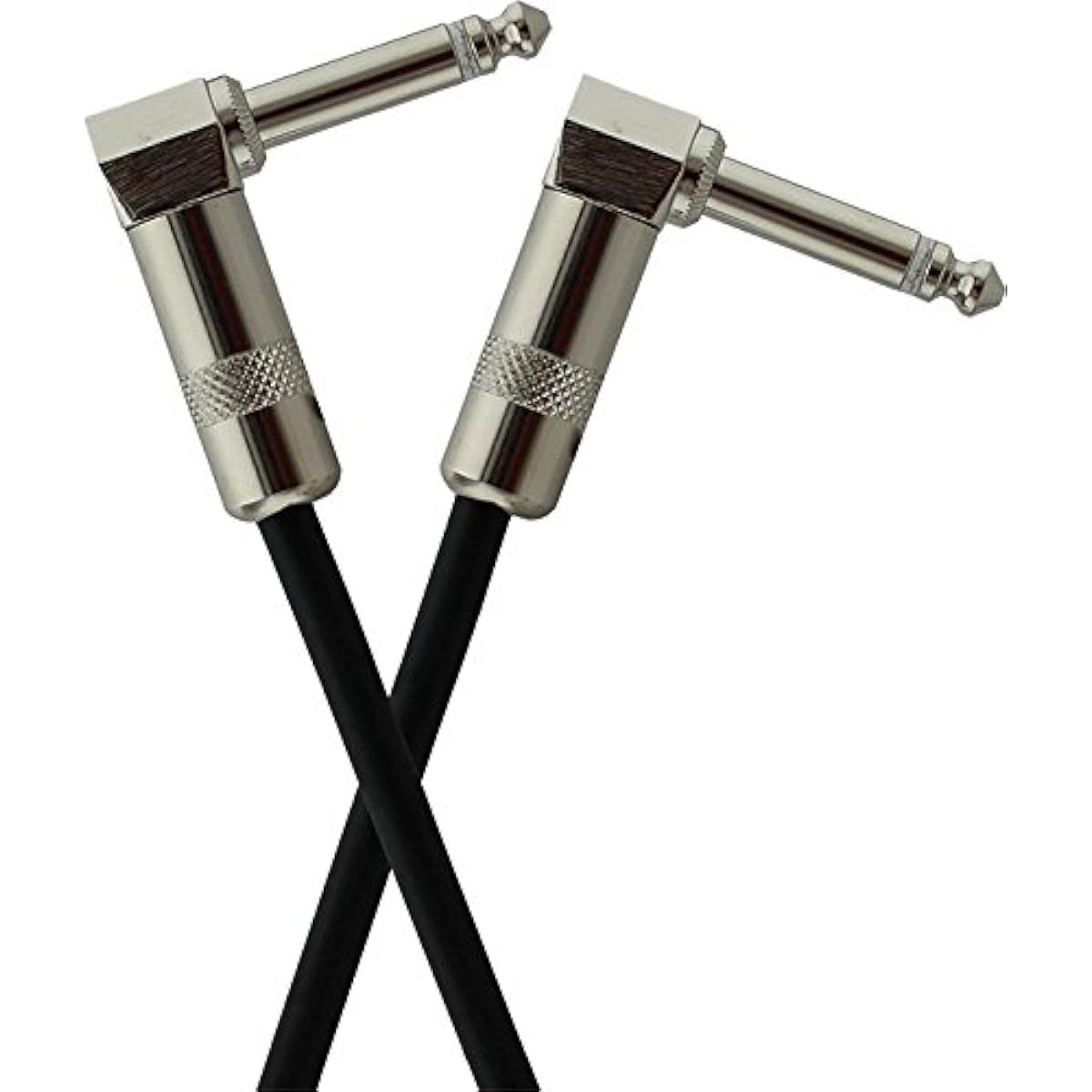 StageMASTER SEGLL-2 2-Feet Instrument Right Angle 1/4-Inch Connectors for Foot Effect Pedals by Stagemaster