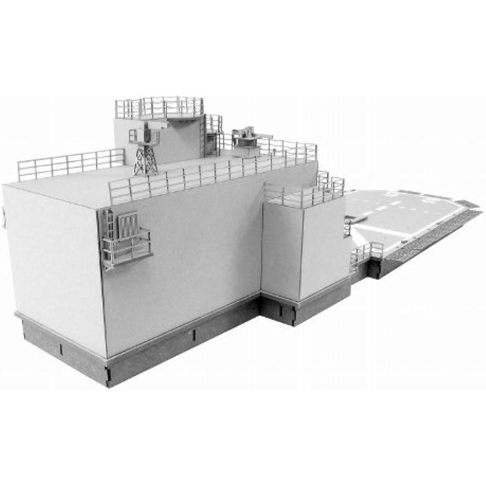 Sankei 1/144 Hatsuyuki type DD helicopter deck MK08-09 paper craft